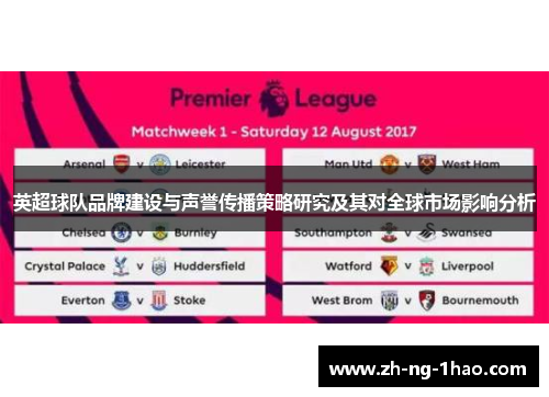 英超球队品牌建设与声誉传播策略研究及其对全球市场影响分析 英超球队品牌建设与声誉传播策略研究及其对全球市场影响分析